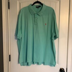 Polo by Ralph Lauren Men's Light Aqua Green Polo Shirt